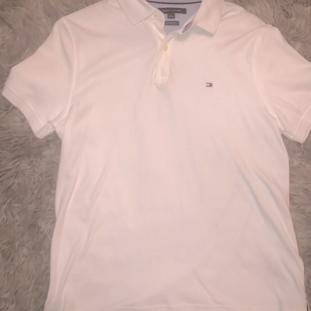 White Tommy Hilfiger polo